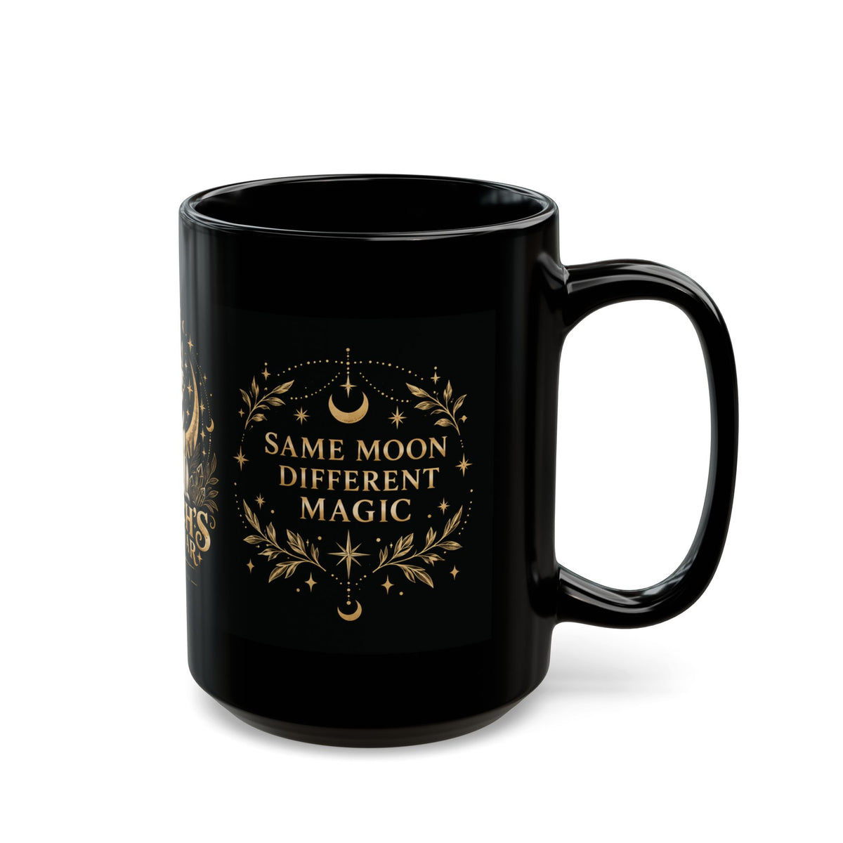 Witch’s Familiar Husky Mug | Celestial Halloween Coffee Cup | 11 oz & 15 oz