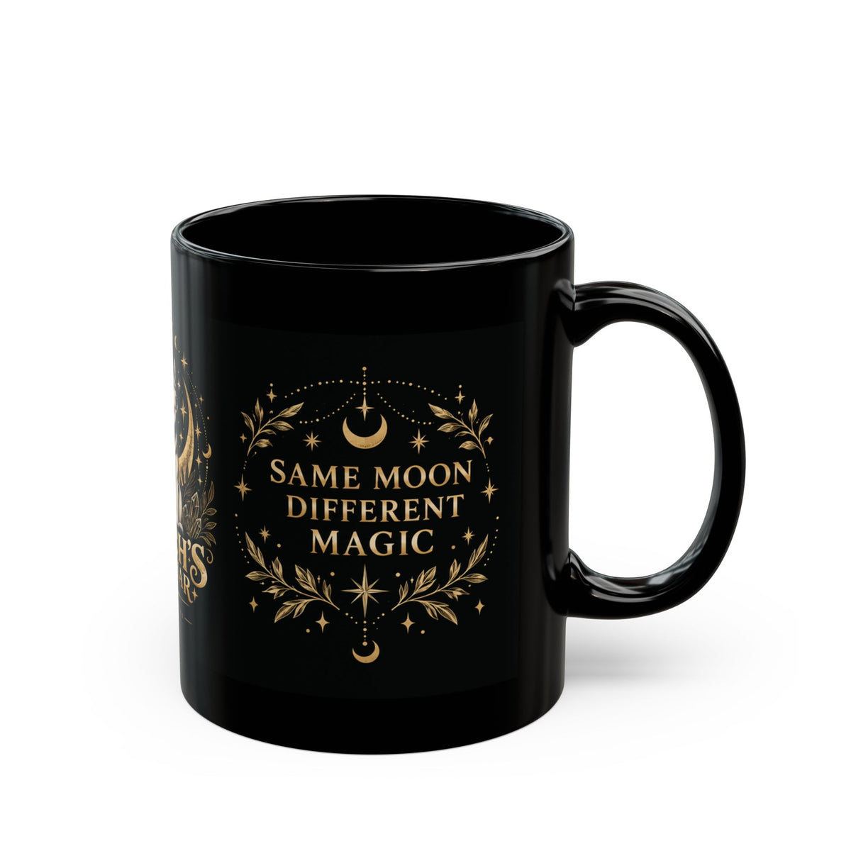 Witch’s Familiar Husky Mug | Celestial Halloween Coffee Cup | 11 oz & 15 oz