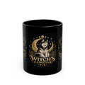 Witch’s Familiar Husky Mug | Celestial Halloween Coffee Cup | 11 oz & 15 oz