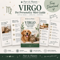 FREE Virgo Pet Personality Mini Guide | Cats & Dogs | English + Español