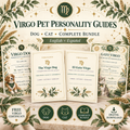 Virgo Pet Personality Guide | Dog or Cat Astrology Guide + Free Certificate | English & Spanish